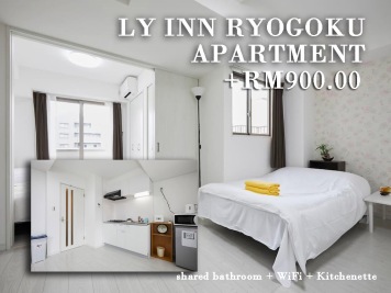 LY Inn Ryogoku Apartment + RM900/pax
